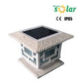 Portão principal de iluminação ao ar livre CE Solar Powered pilar luzes LED (JR-3018)